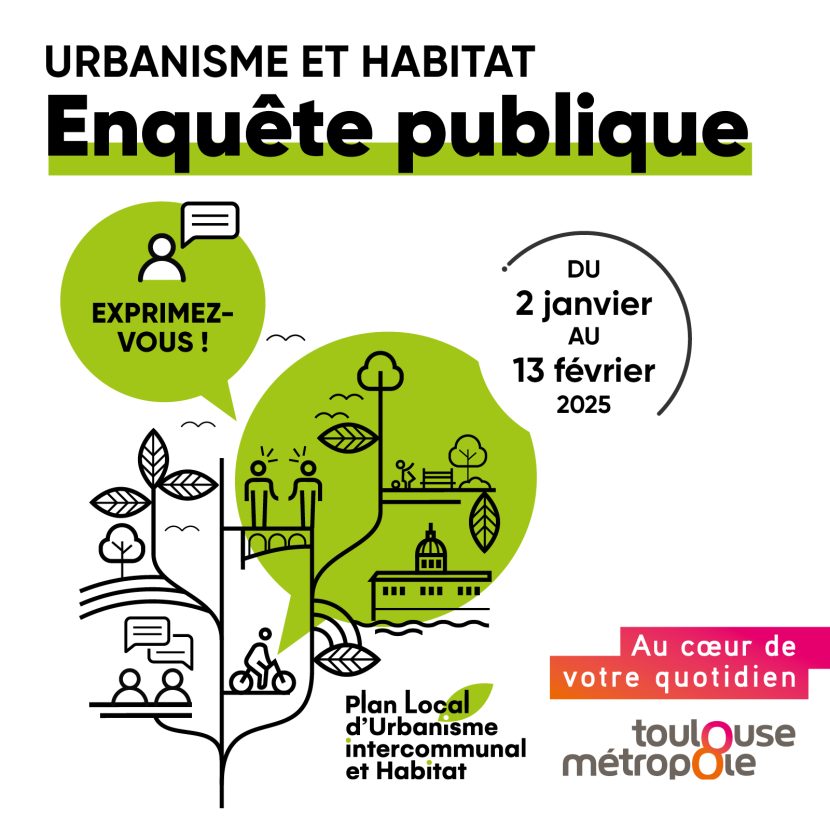 Plan local d’urbanisme et Habitat : dernière étape de consultation du public, du 2 janvier au 13 février 2025