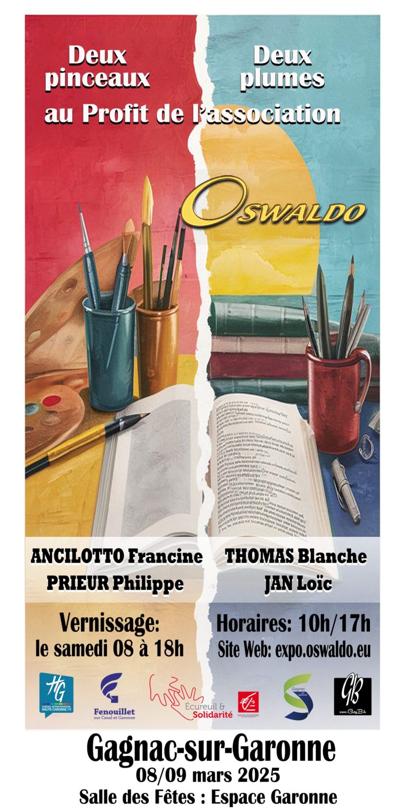 EXPOSITION OSWALDO – Samedi 8 et Dimanche 9 Mars