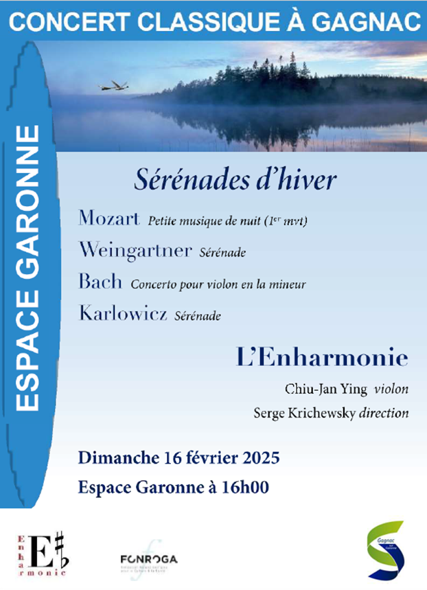 Dimanche 16 Février – CONCERT DE MUSIQUE CLASSIQUE